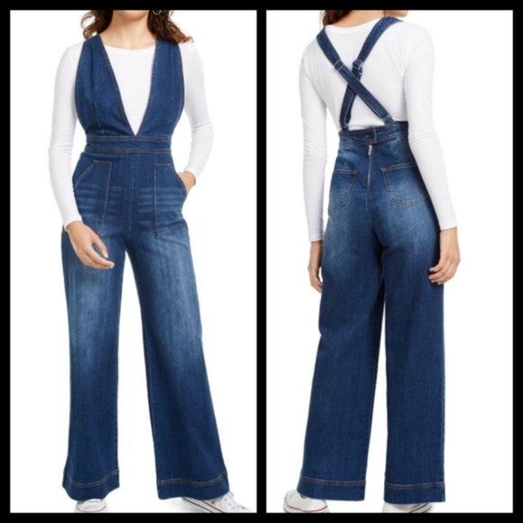 Dollhouse Denim - **For Carolina***Dollhouse Denim Wide Leg Jumpsuit Size 11 NWT